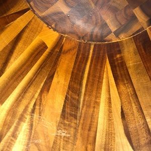 Mackenzie Childs Wood  Salad bowl